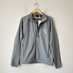 MARMOT Tempo Jacket Gray Full Zip Softshell Water Resistant X-Team NWT